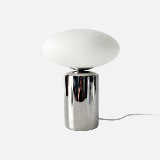 Lampe de table intérieur céramique et verre ø25,5cm - lyra