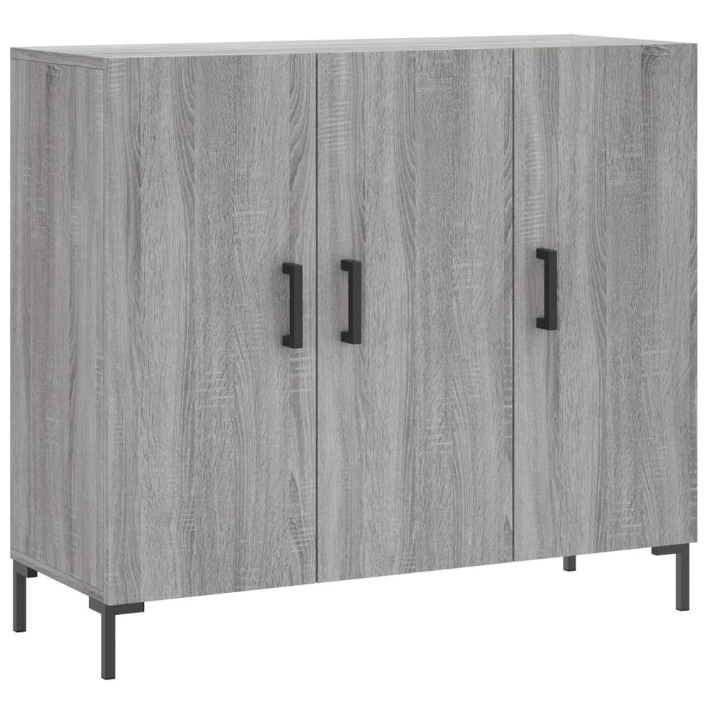 Buffet bahut commode armoire meuble de rangement organisateur cuisine salle de séjour salon sonoma 90 x 34 x 80 cm bois d'ing