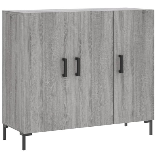 Buffet bahut commode armoire meuble de rangement organisateur cuisine salle de séjour salon sonoma 90 x 34 x 80 cm bois d'ing