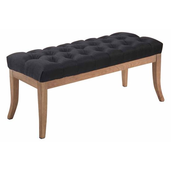 Banc ramses tissu antique-clair 100 cm