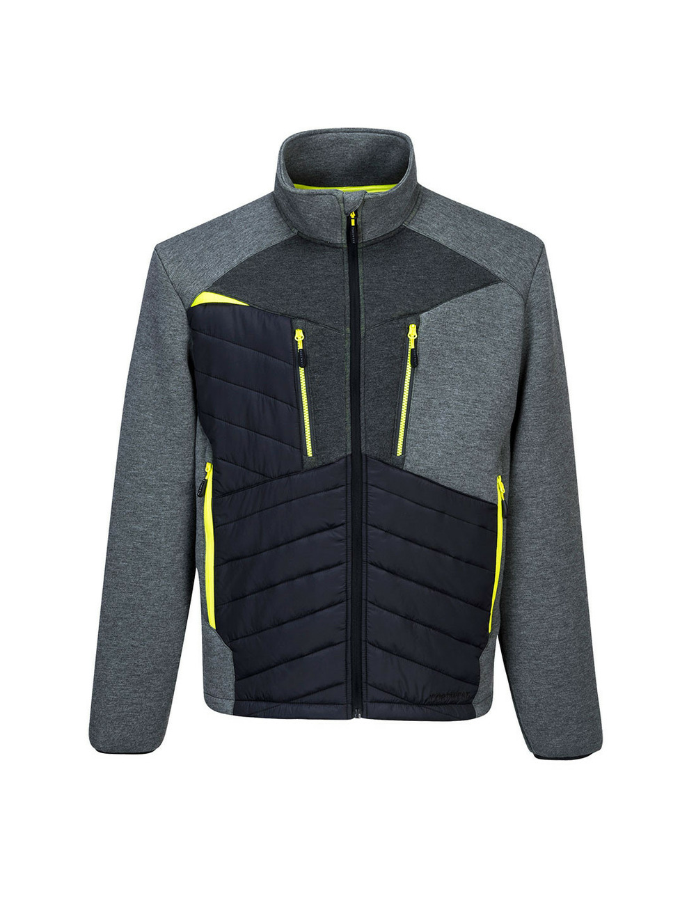 Veste baffle hybride dx4 couleur : gris métal taille s - portwest