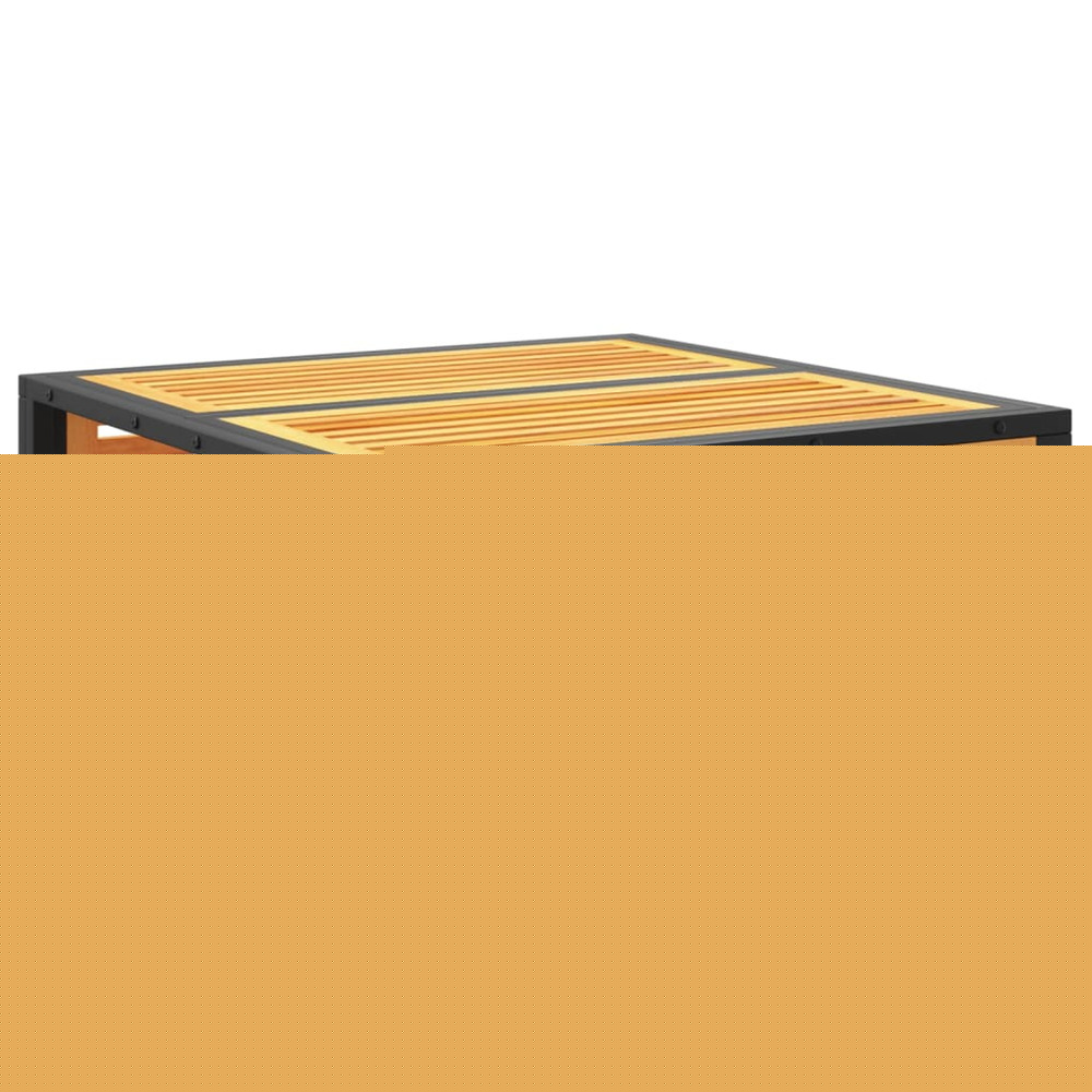 Table de jardin 68x68x30 cm bois massif d'acacia