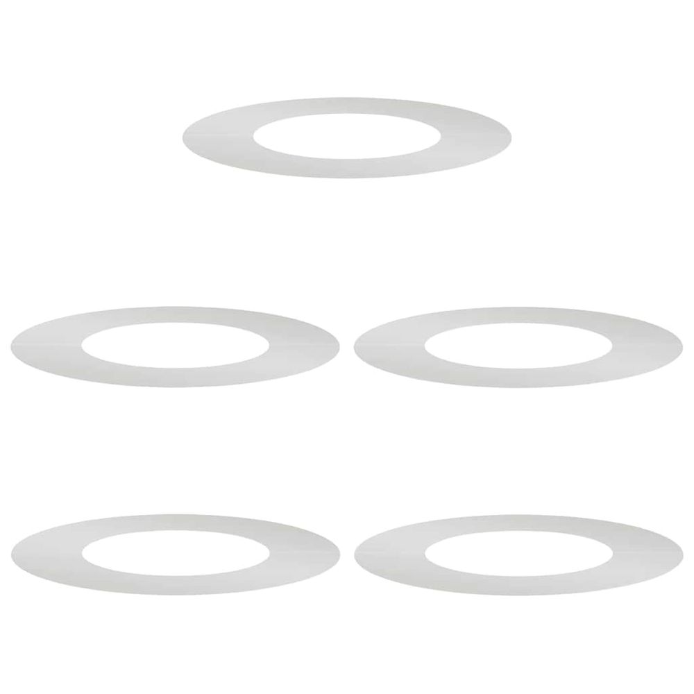 Adapté pour anneaux d'arbre plats 5 pc argent ø40/70 cm