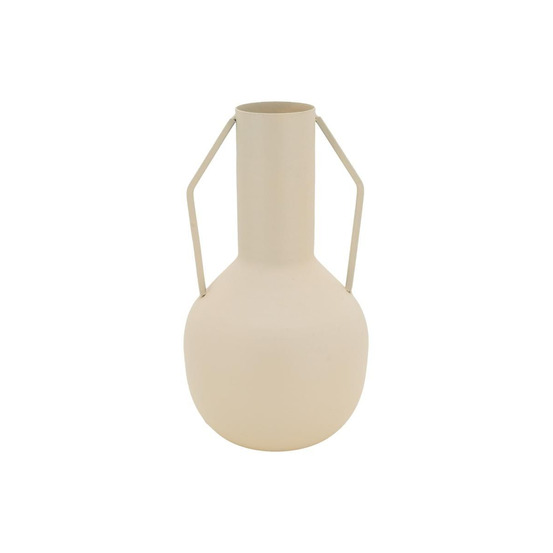 Vase en métal meltik beige