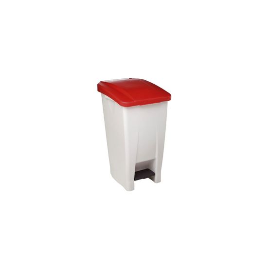 Poubelle mobile 60l à pédale hygiène et mobilité pour déchets - générique