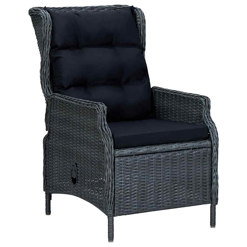 Chaise inclinable de jardin coussins