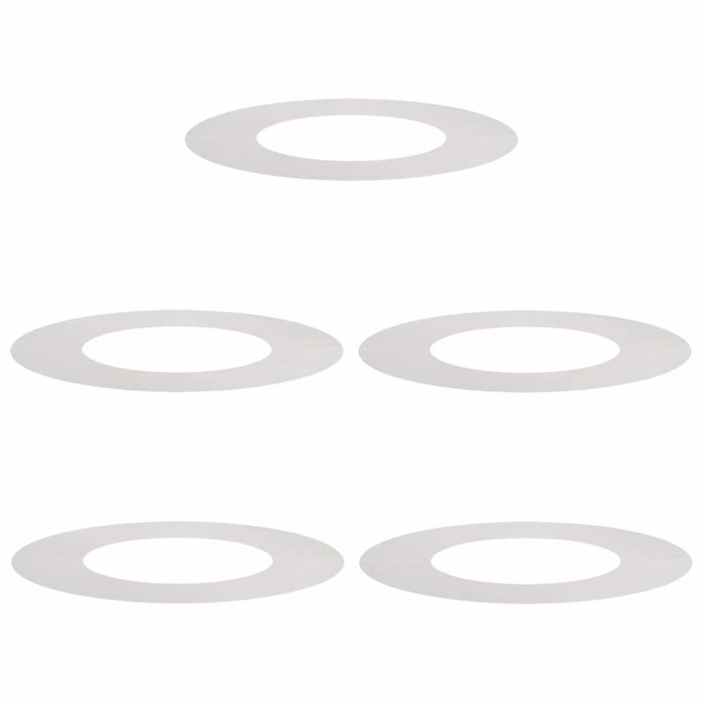 Anneau D'Arbre Plat En Acier Noir - Lot De 5, Diamètre 90/120 Cm, Pour Jardin Et Décoration Extérieure - 9