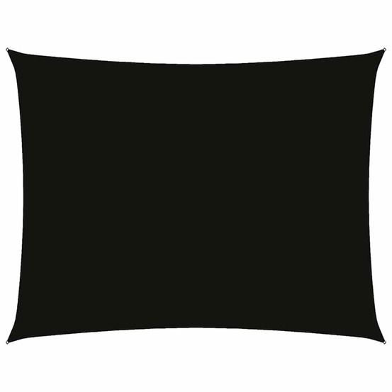 Voile de parasol tissu oxford rectangulaire 3x6 m noir