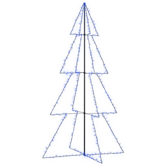 Arbre de noël cône 360 led d'intérieur/d'extérieur 143x250 cm