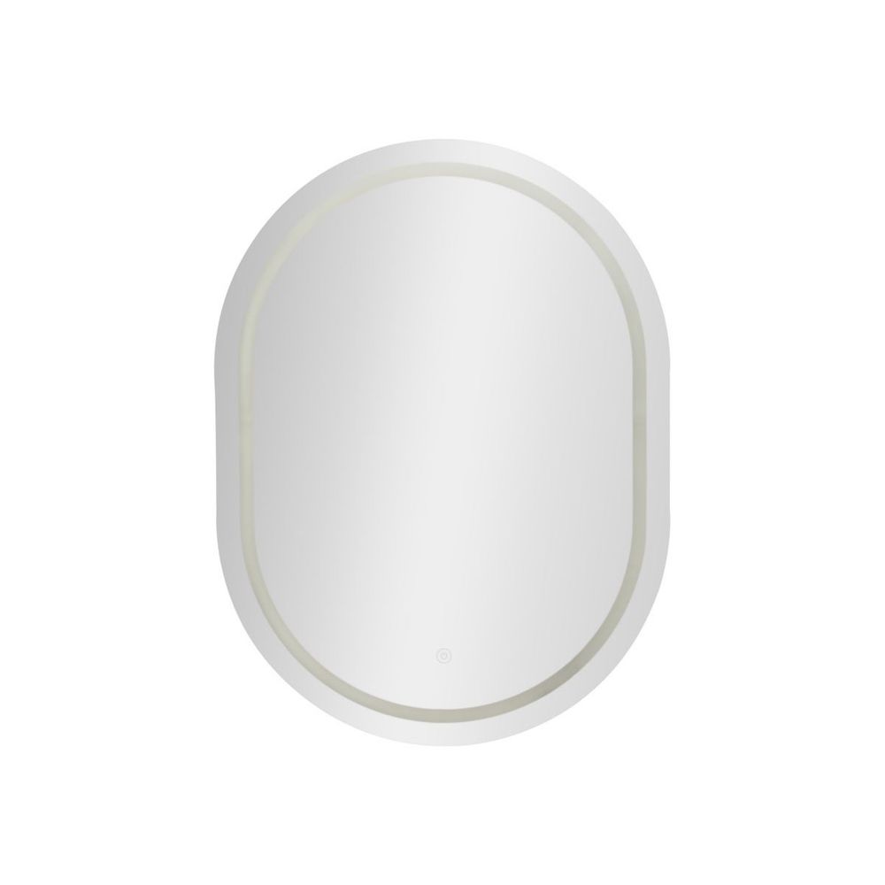 Miroir mural led ovale 