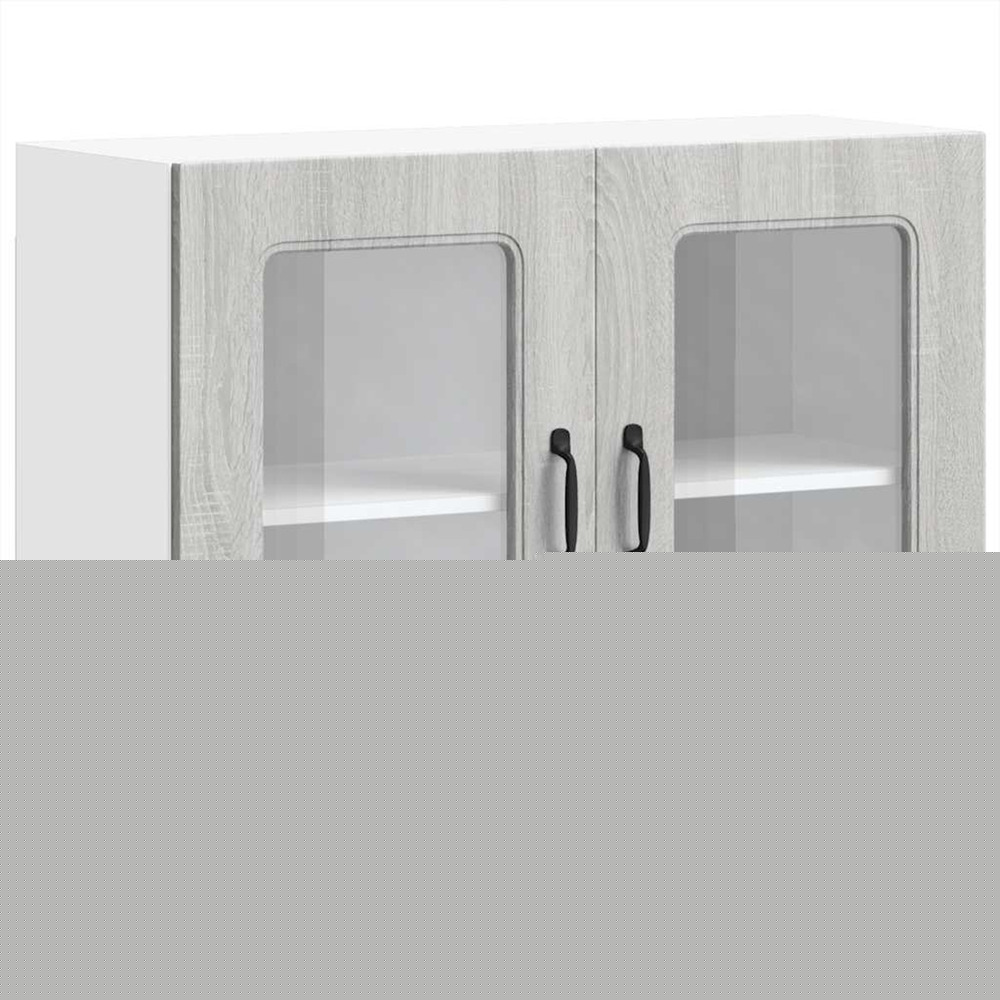 Armoire murale de cuisine avec porte vitrée 