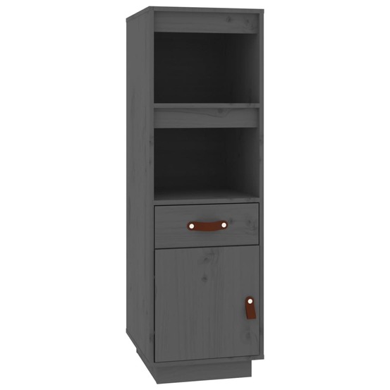 Buffet bahut commode armoire meuble de rangement organisateur cuisine salle de séjour salon haut 34 x 40 x 108,5 cm bois mass