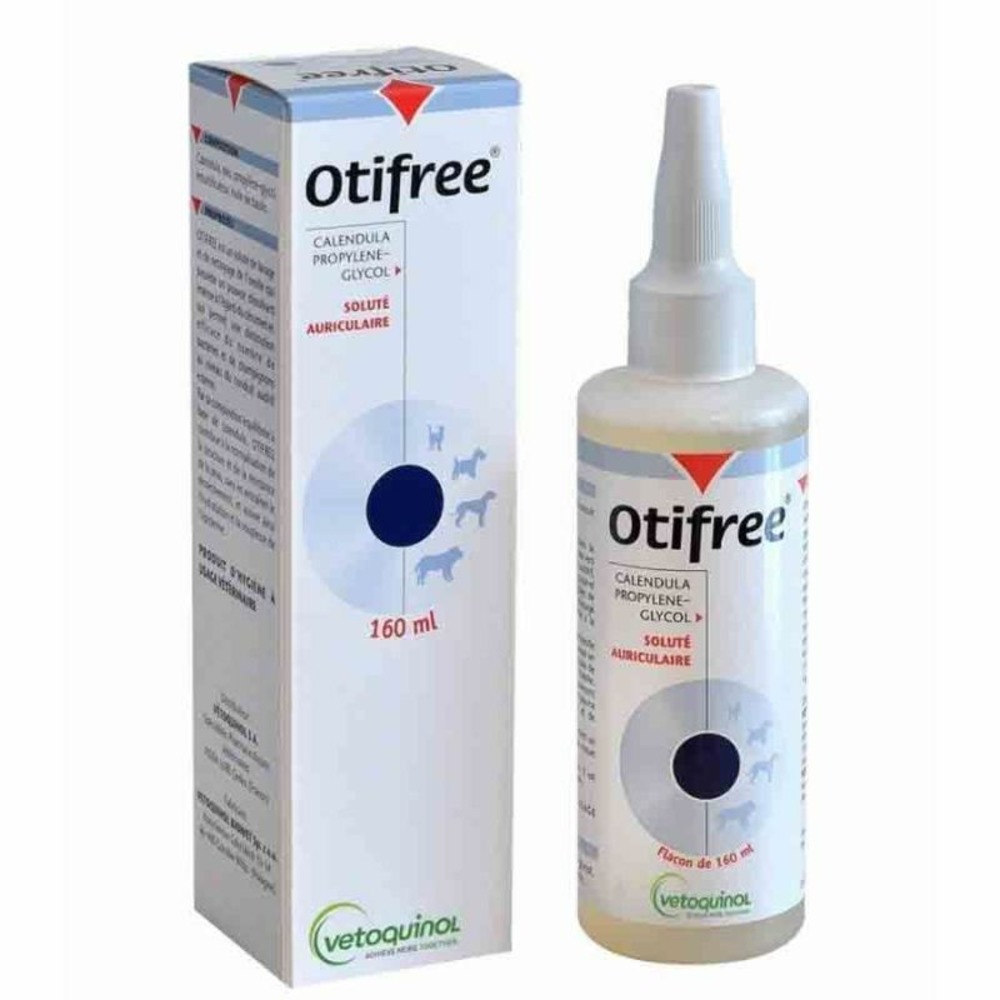 Otifree solution auriculaire - vetoquinol 160 ml