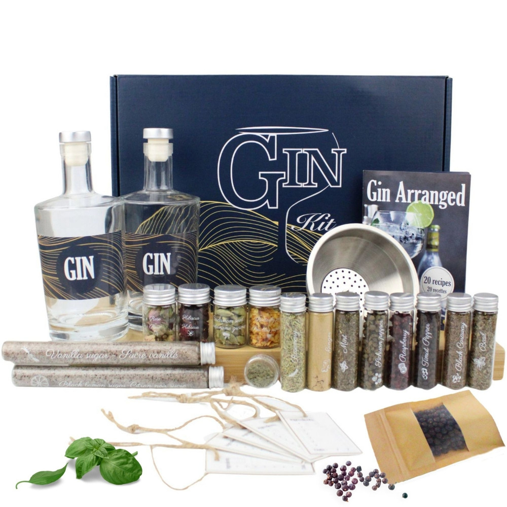 Kit Aromatisation Gin arrangé DIY - Louise & Gaston