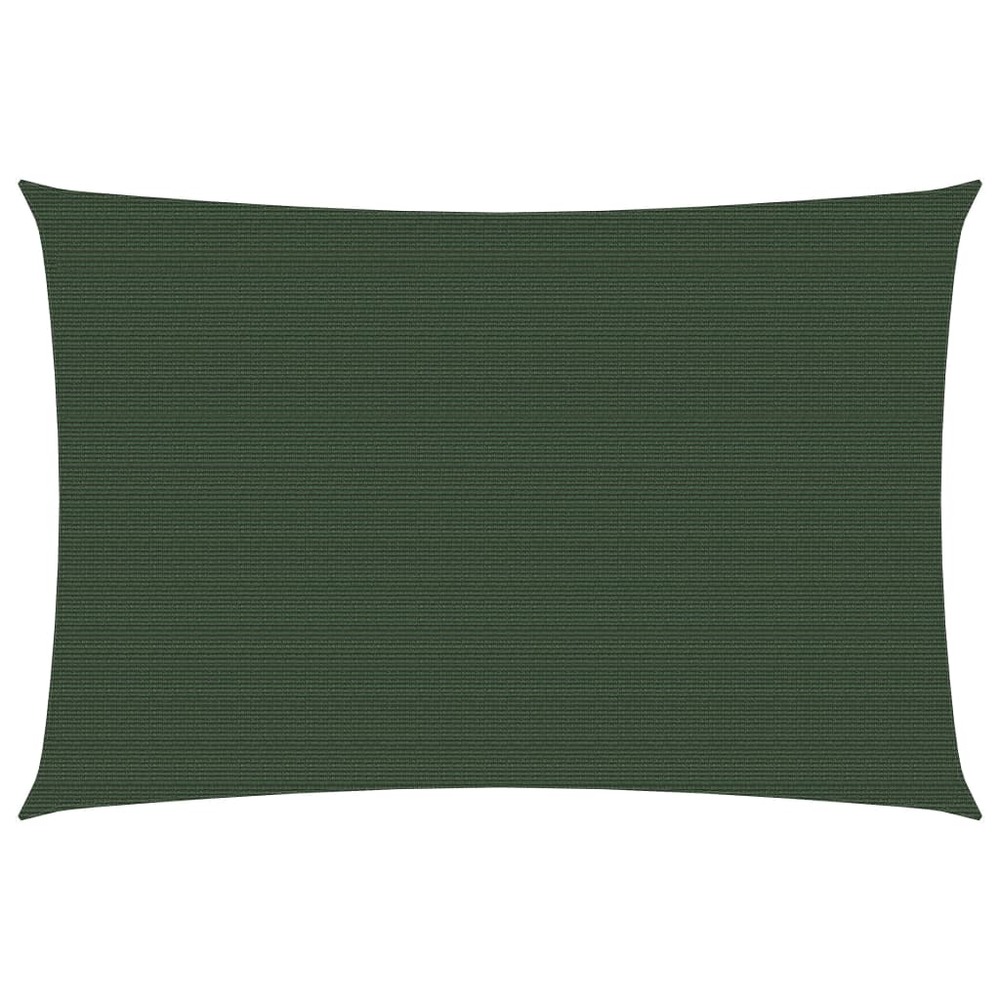 Voile d'ombrage 160 g/m² vert foncé 2,5 x 3,5 m pehd