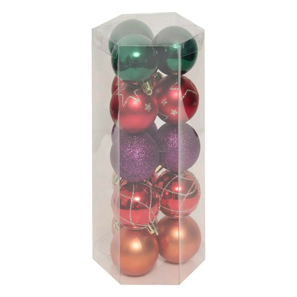 Lot de 15 boules de noël 
