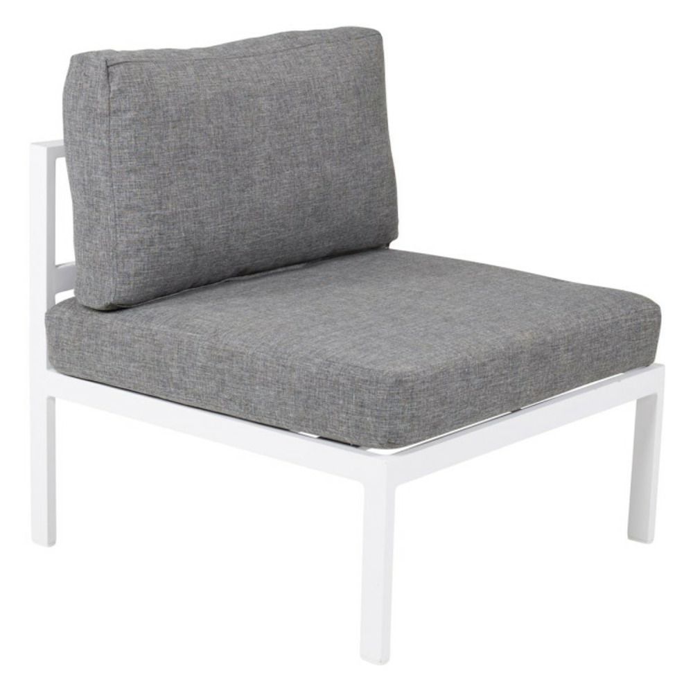 Module canapé de jardin copacabana 74cm blanc