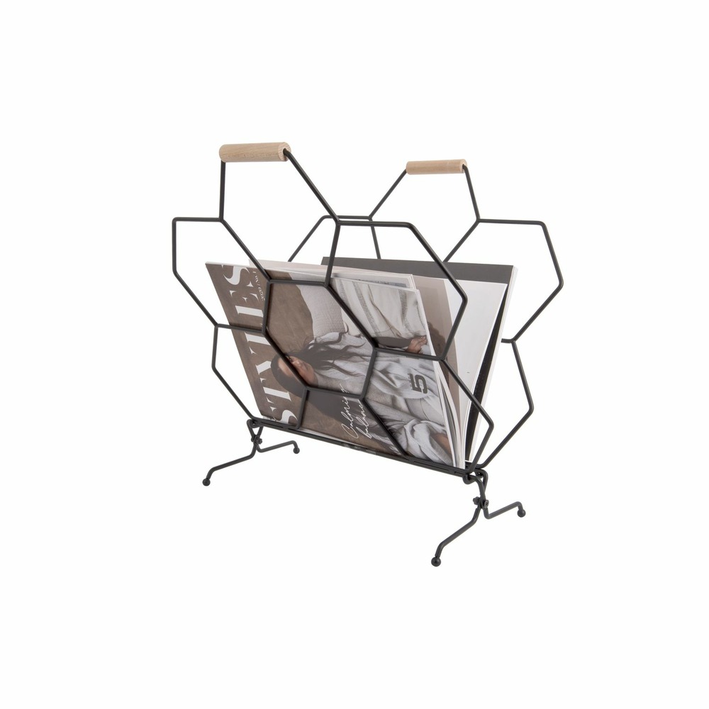 Porte-revues nid d'abeille