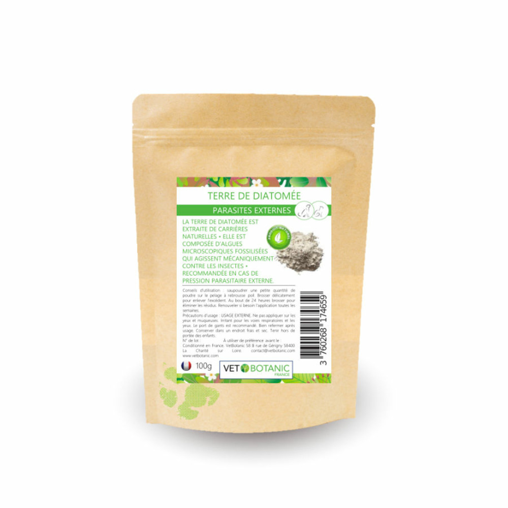 Terre de diatomée - Parasites externes chiens et chats