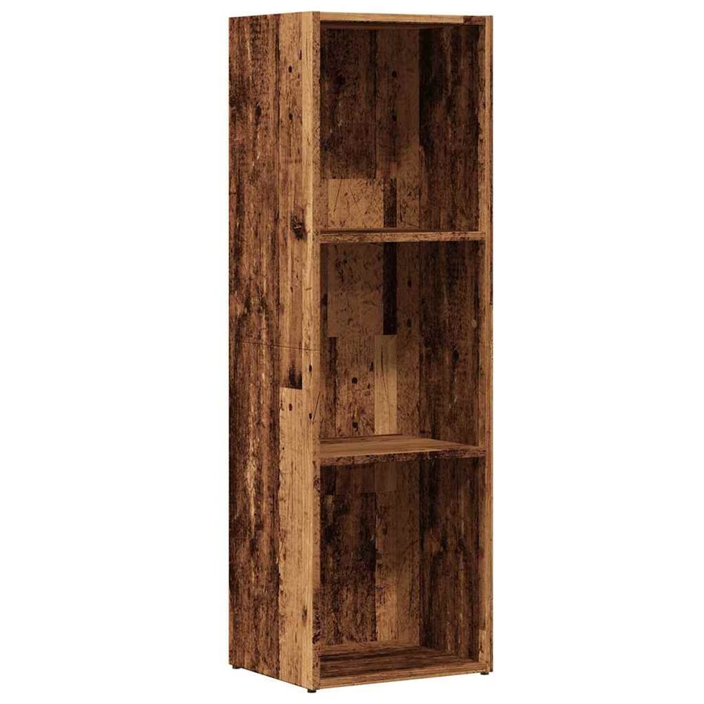 Bibliothèque vieux bois 36x30x114 cm bois d'ingénierie