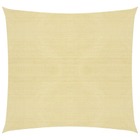 Voile d'ombrage 160 g/m² 6 x 6 m pehd beige