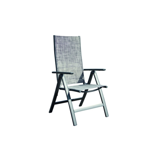 Lot de 2 fauteuils aluminium et toile pvc berena