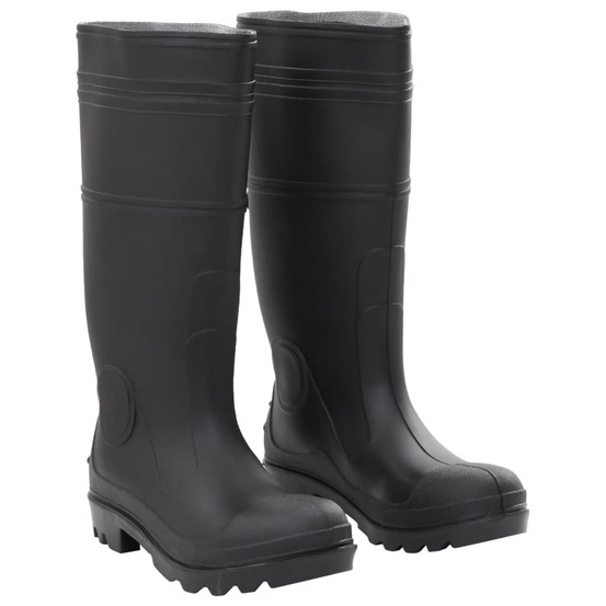 Bottes de pluie noir taille 40 pvc