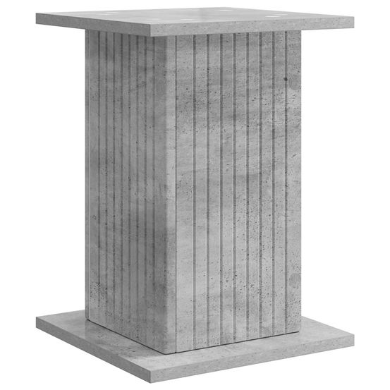 Support de plante gris béton 30,5 x 30 x 43 cm