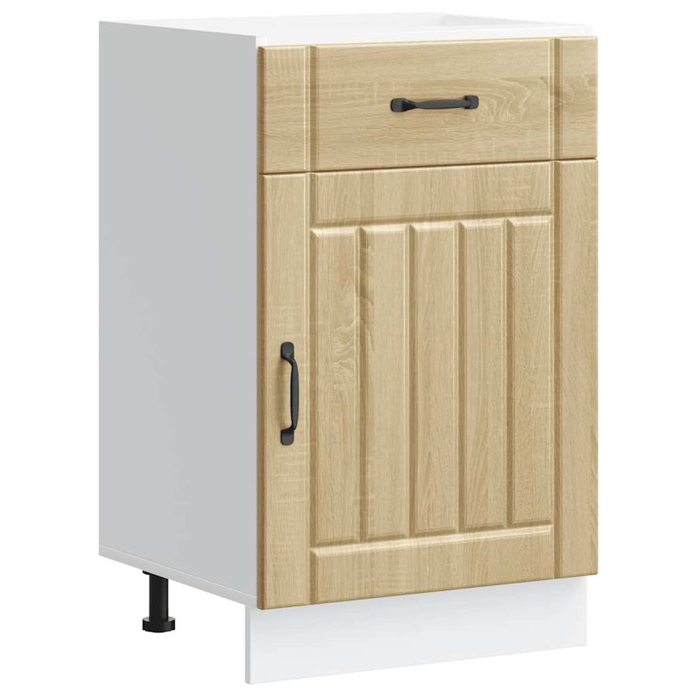 Armoire de cuisine lucca chêne sonoma bois ingénierie
