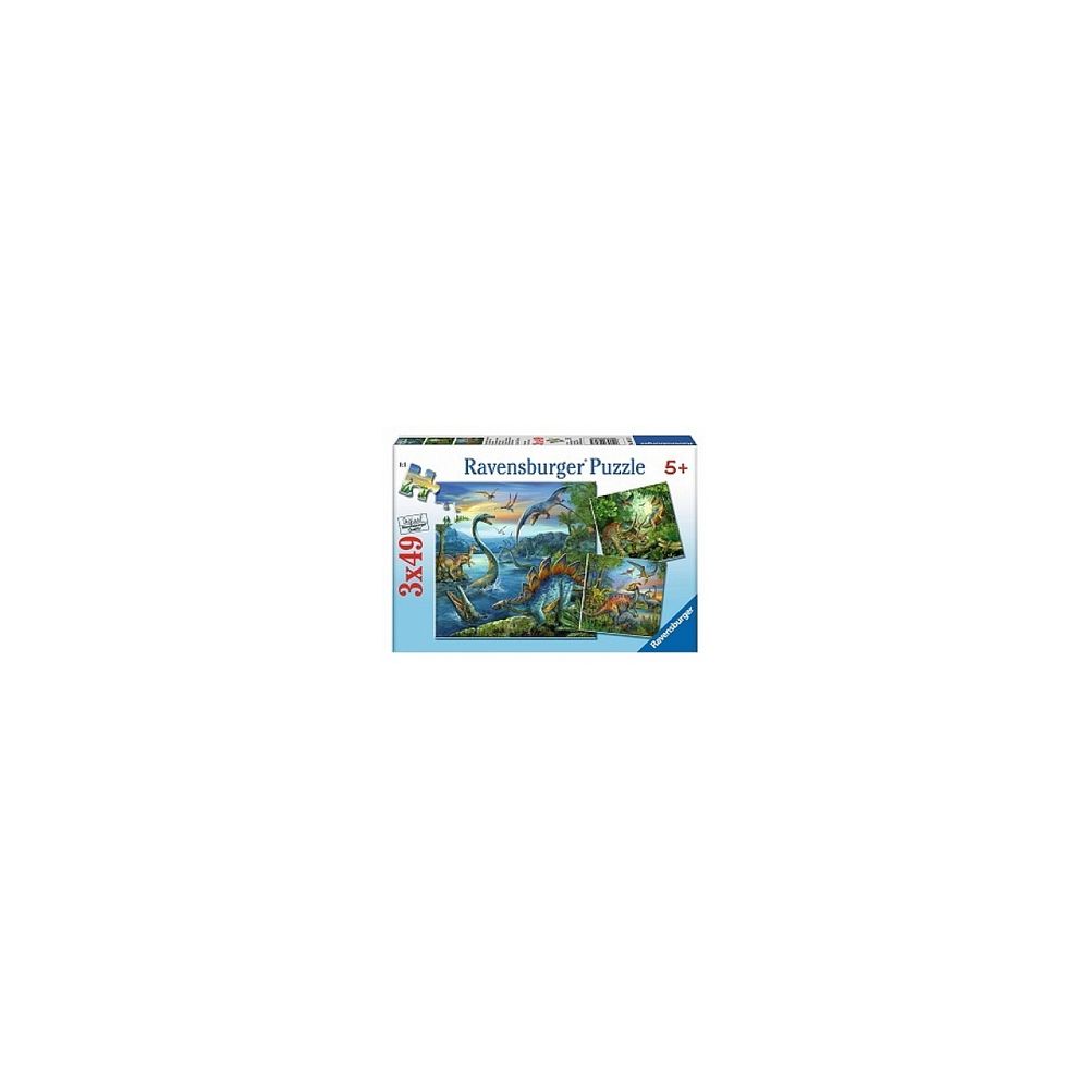 Puzzle 3x49p la fascination des dinosaures