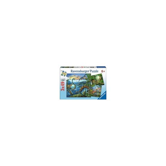 Puzzle 3x49p la fascination des dinosaures