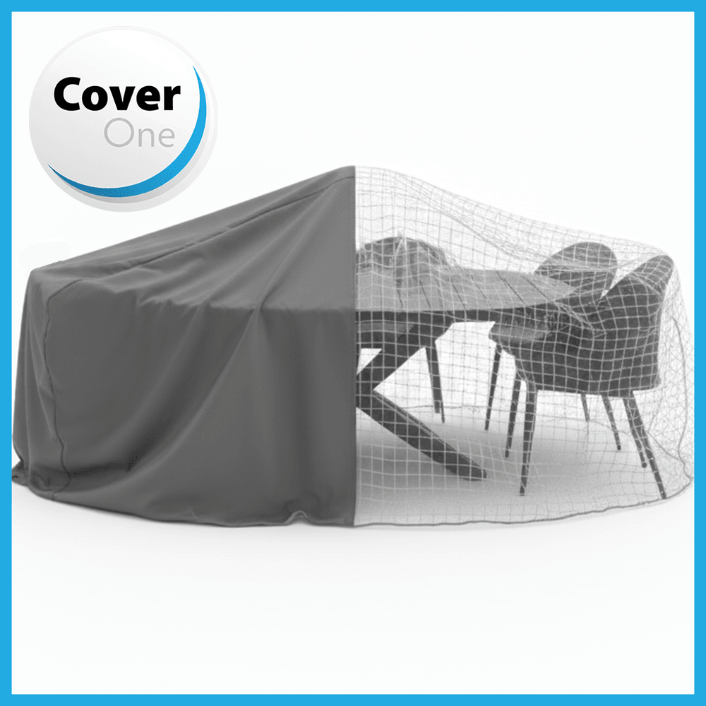 Housse cover one table ronde + chaises