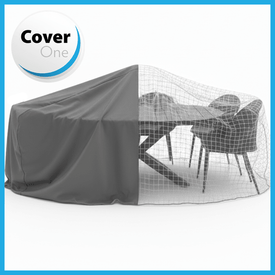 Housse cover one table ronde + chaises