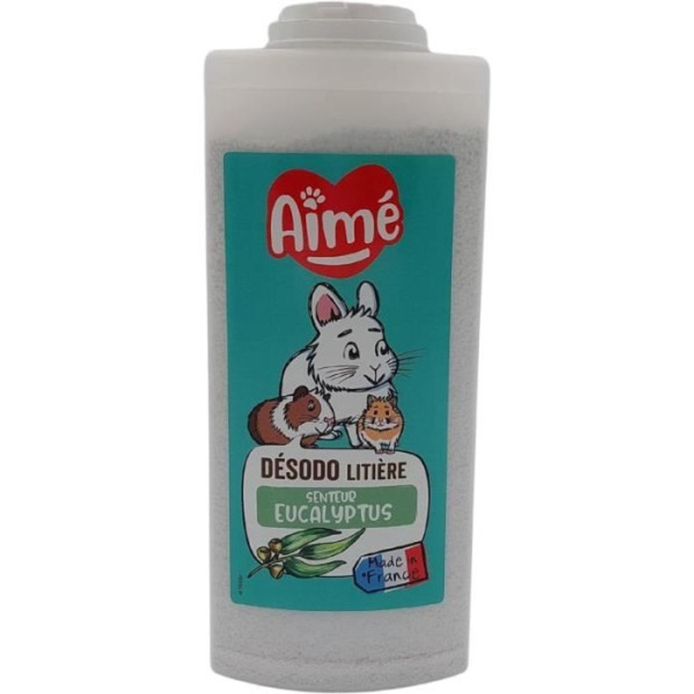 Hygiene rongeur - aime - désodorisant litiere - eucalyptus - 700 ml - 100% naturel