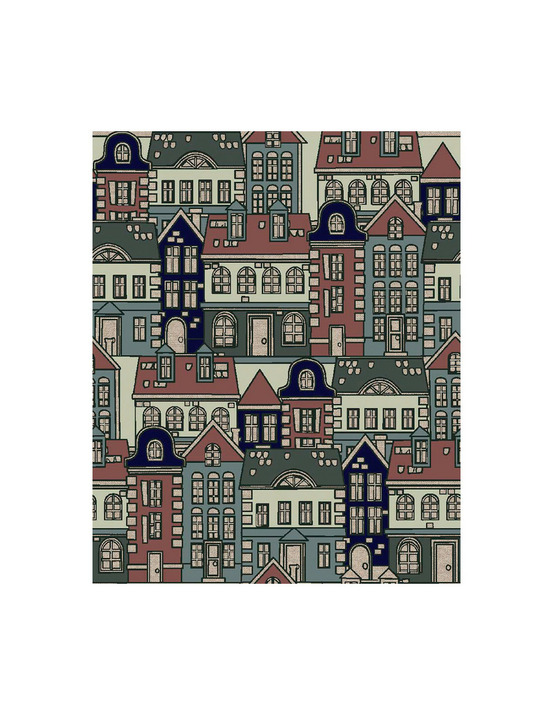 Nappe antitache town 140x140cm. Things home trade.