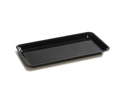 Plateau en plexiglas gastronorme gn 1/3 325x176x17mm noir - matériel chr pro