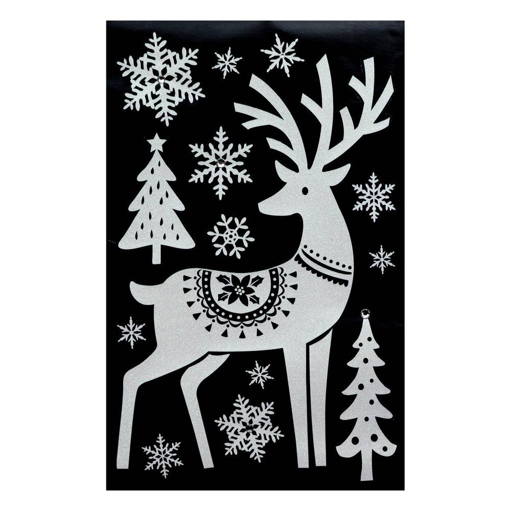 Stickers paillettes strass 50 x 32 cm