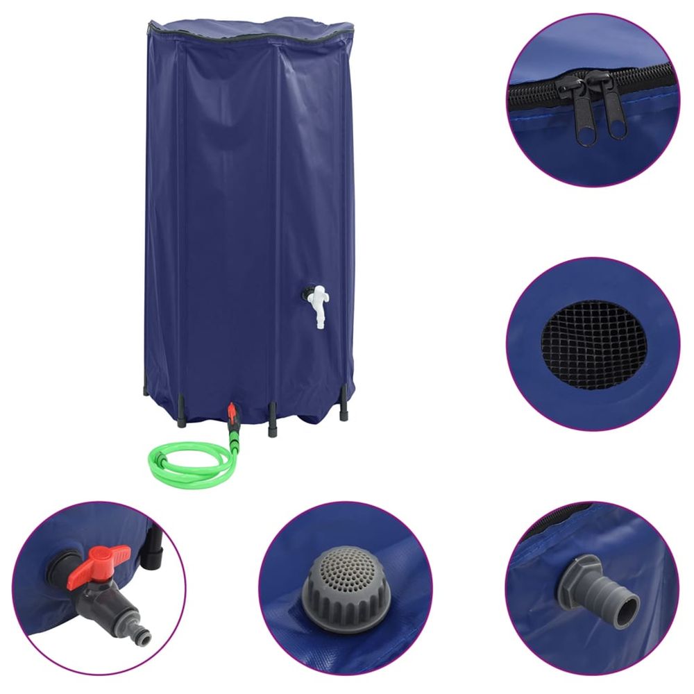 Réservoir d'eau avec robinet pliable 380 l pvc