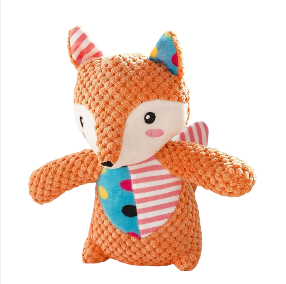 Jouets pour chiens en forme de crocodile, d'âne, de mouton, de renard, de lapin, d'éléphant, de cochon