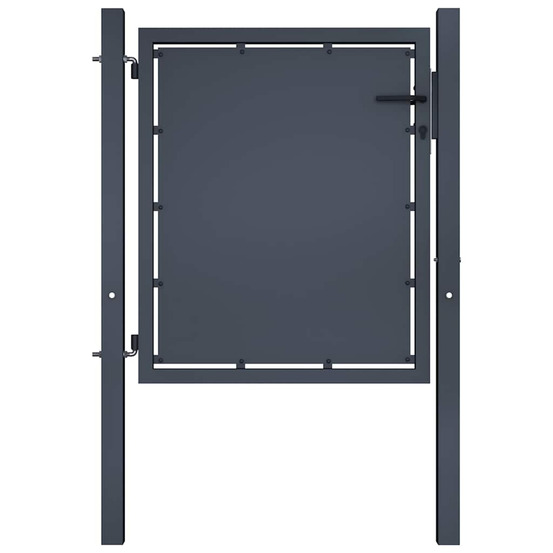 Portail de jardin en acier 100x100 cm anthracite