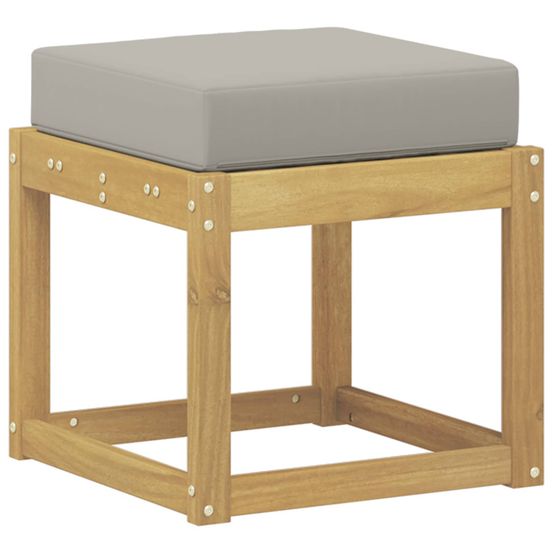 Banc de jardin bois d'acacia massif blanc