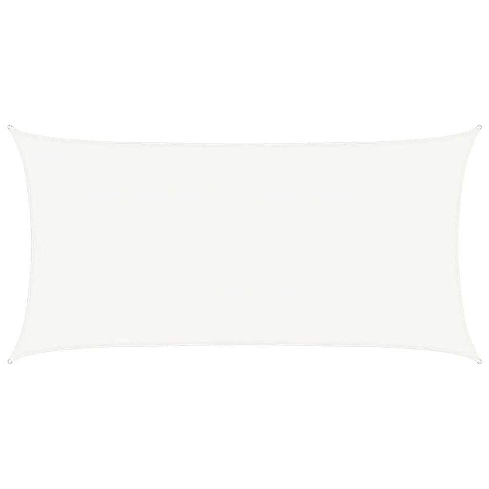 Voile d'ombrage 160 g/m² blanc 4x7 m pehd