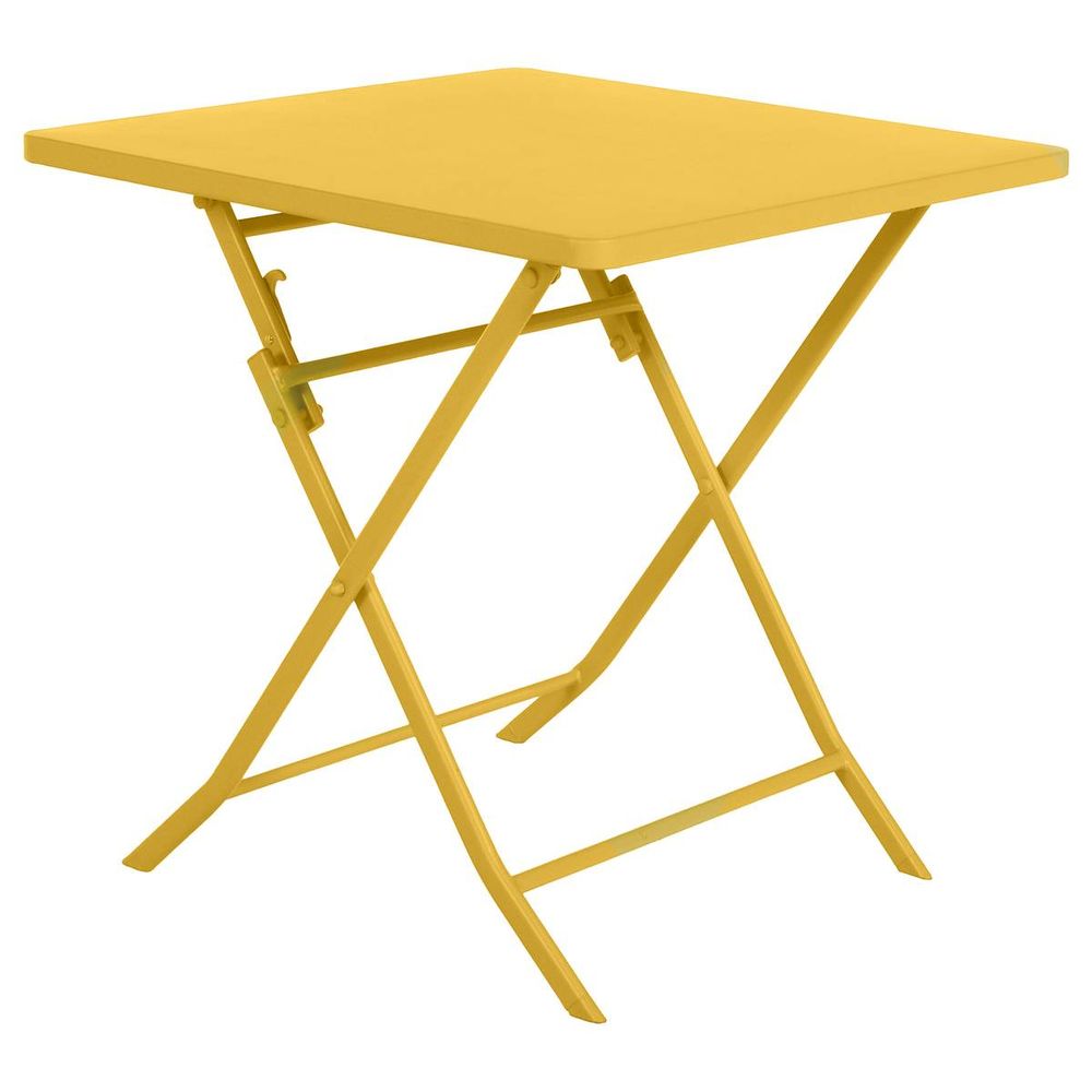 Table de jardin pliante carrée 