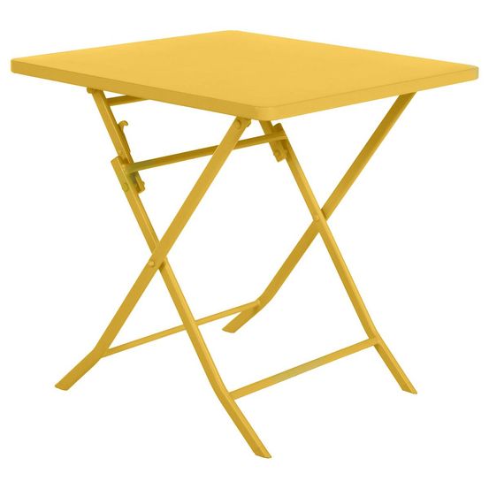 Table de jardin pliante carrée