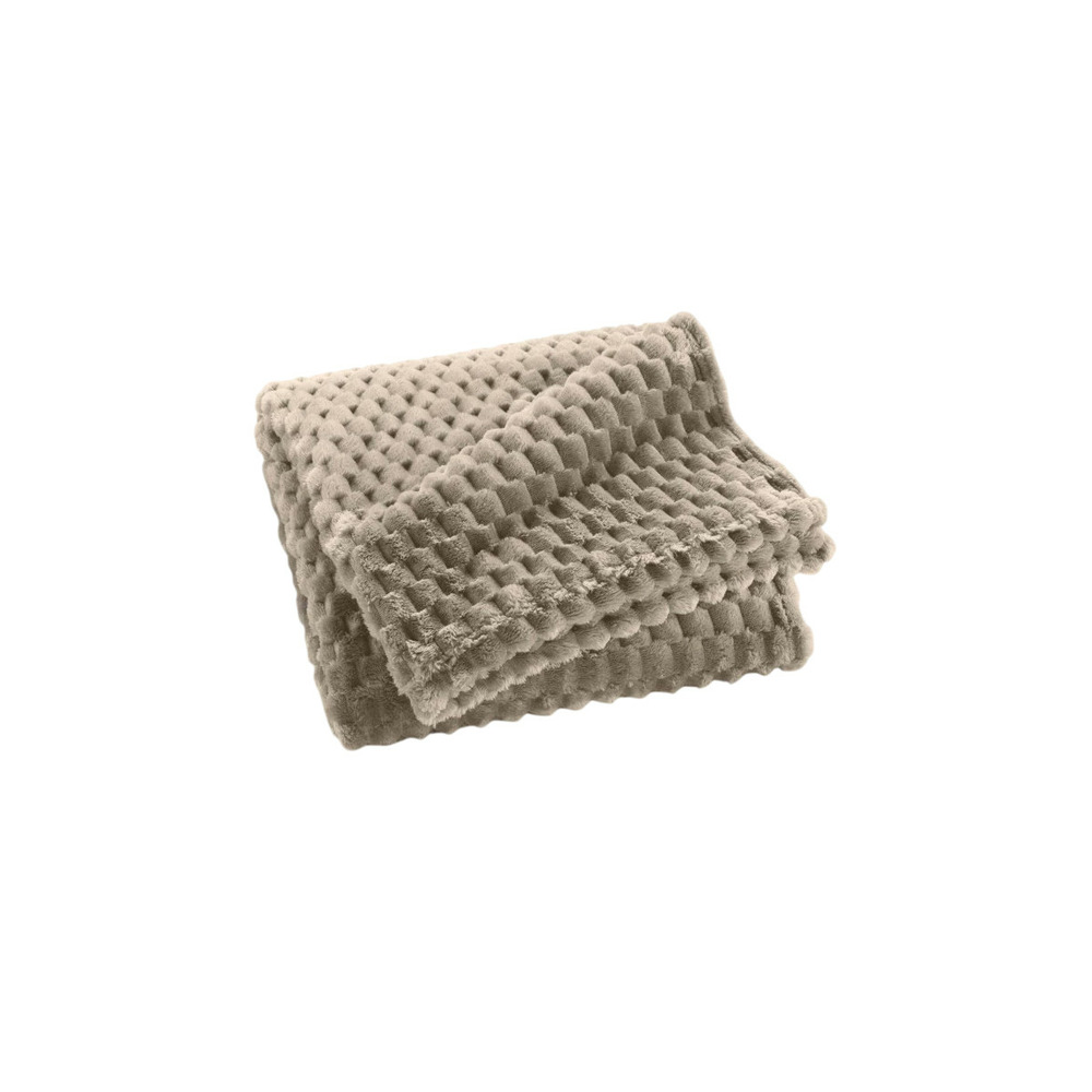 Plaid flanelle en relief 