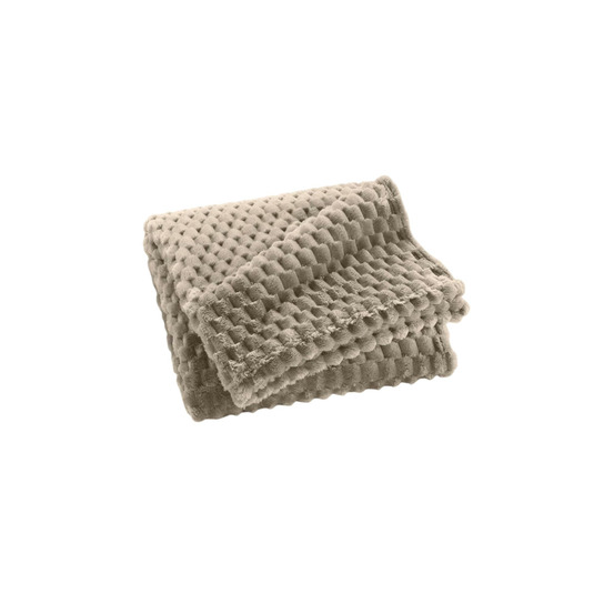 Plaid flanelle en relief