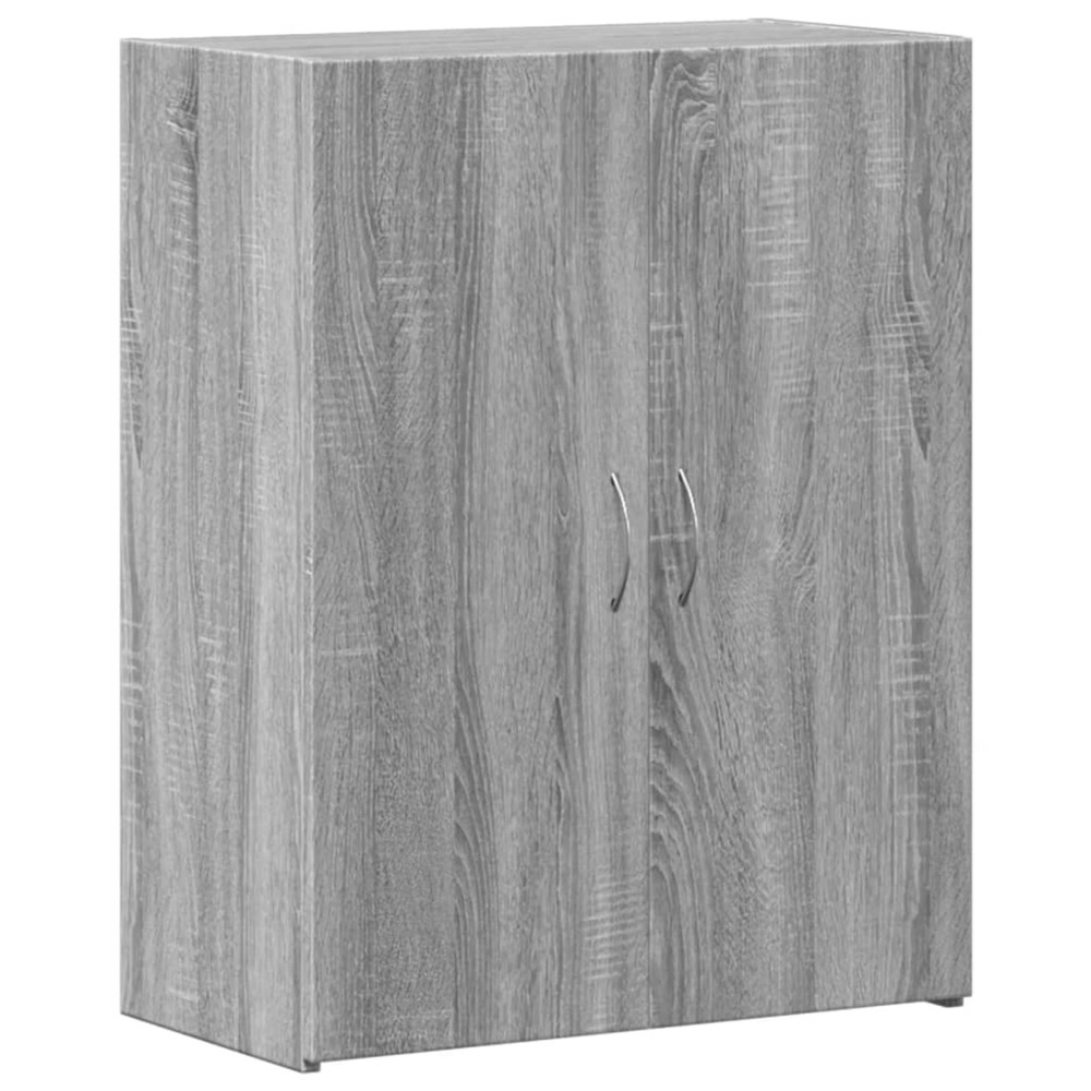 Armoire de classement sonoma gris bois d'ingénierie
