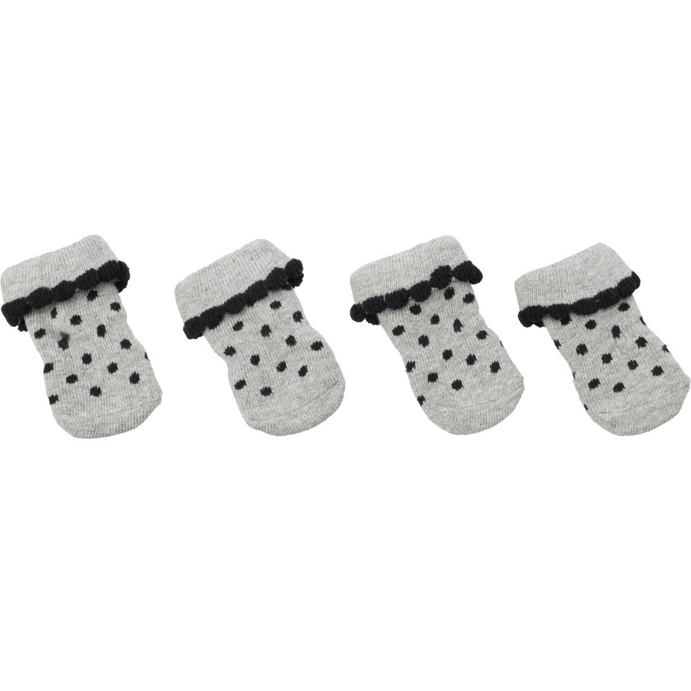 Chaussettes asia taille l 4 pièces grise pour chien