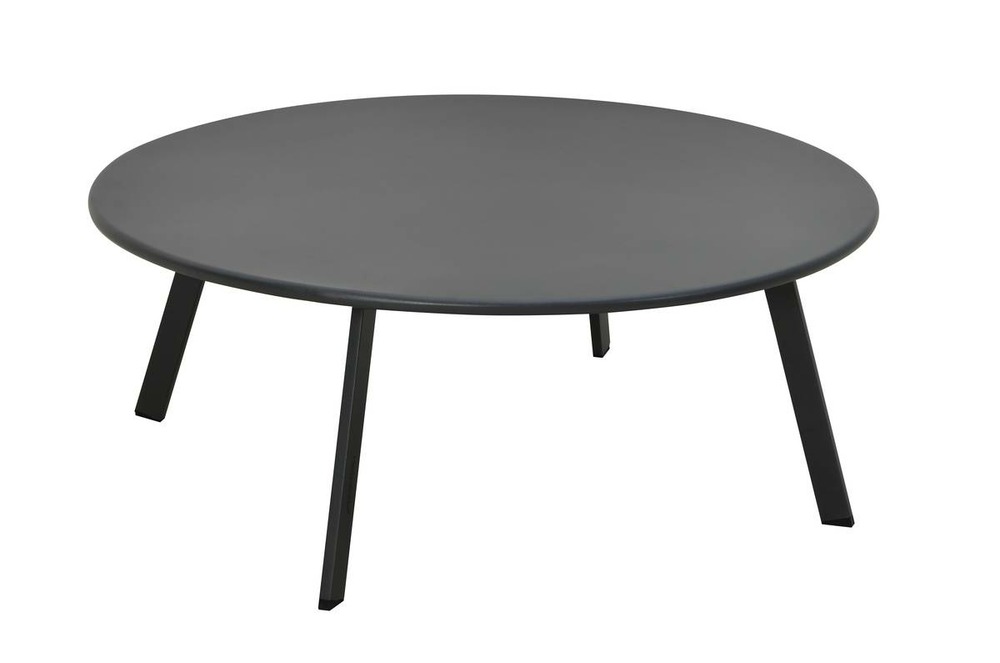 Table d'appoint de jardin saona d90cm gris graphite