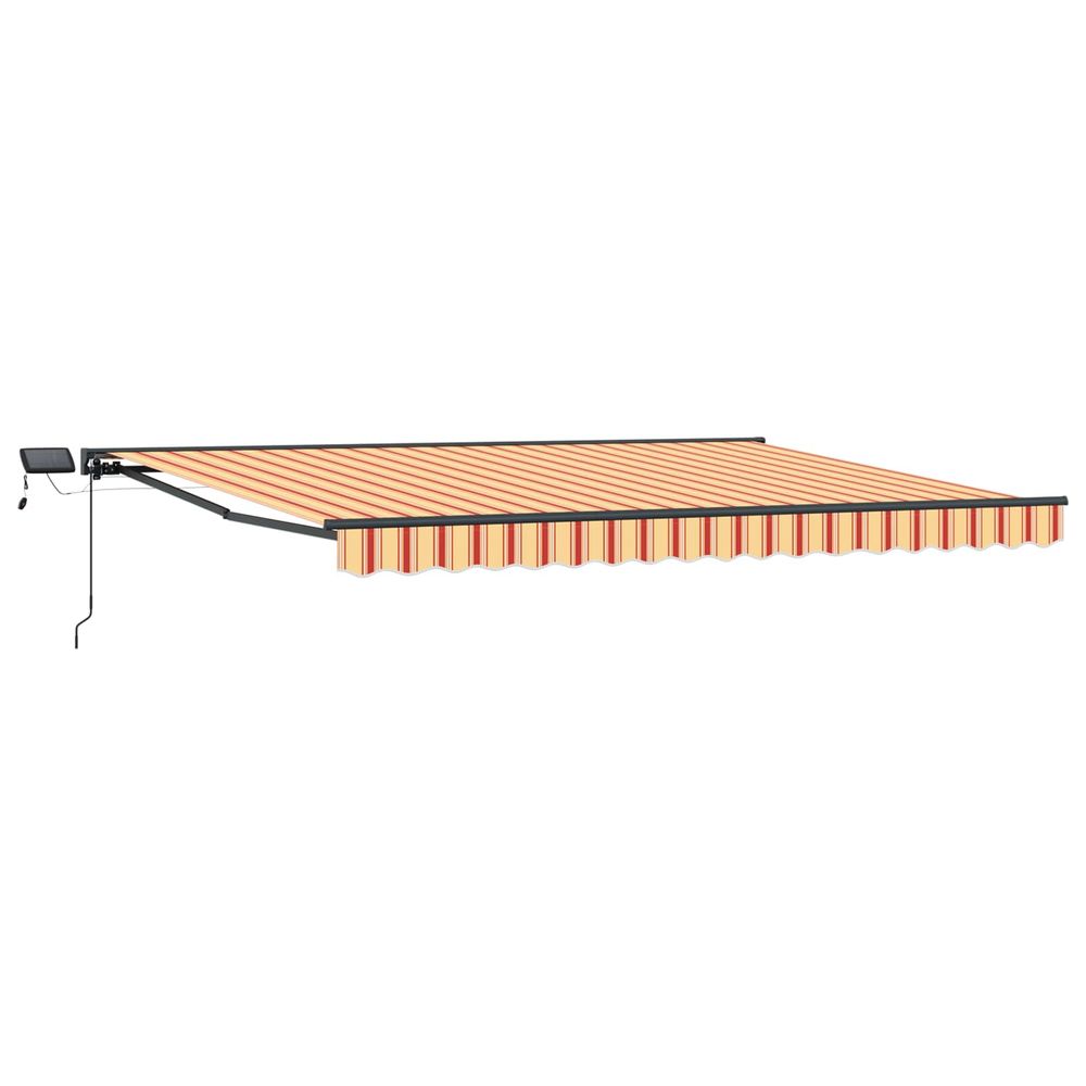 Cadre de store manuel avec leds 4 × 3,5 m